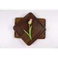 High Quality Black Walnut Wood Large Serving Tray Rectangle Wooden Decoration serving Tray